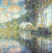 Claude Monet Poplars on Bank of River Epte oil painting